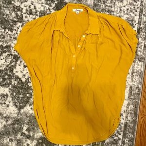 Madewell popover blouse size M
